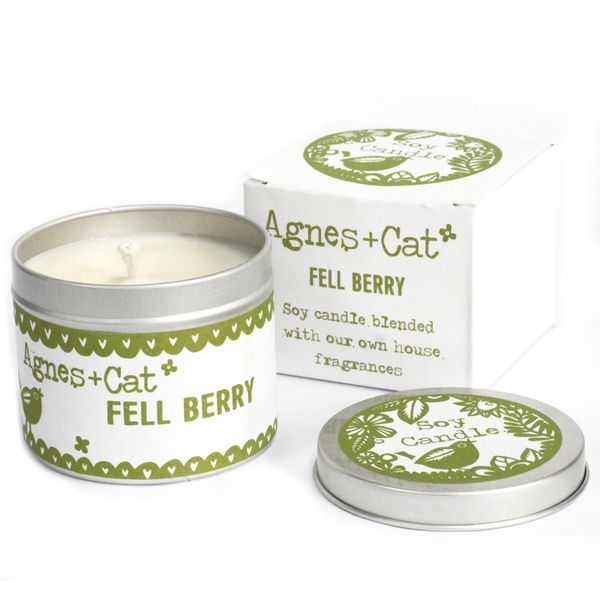 200 g Świeczka w Puszce i Pudełku Ozdobnym - Fell Berry