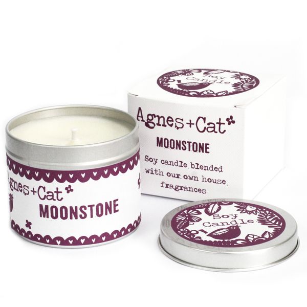 200 g Świeczka w Puszce i Pudełku Ozdobnym - Moonstone