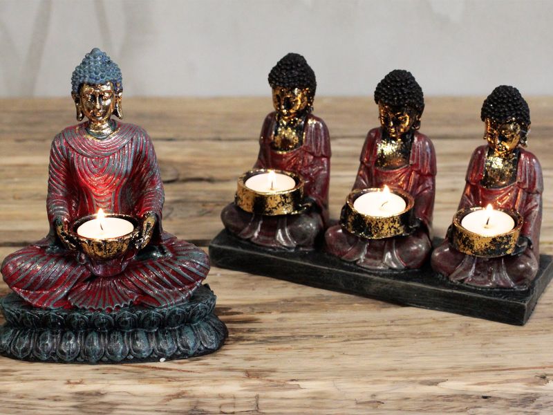 Antyczny Budda - Świeca