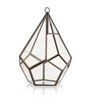 Szklane Terrarium - Duży Pięciobok