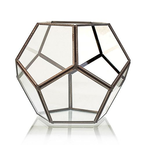 Szklane Terrarium - Duży Ośmiobok