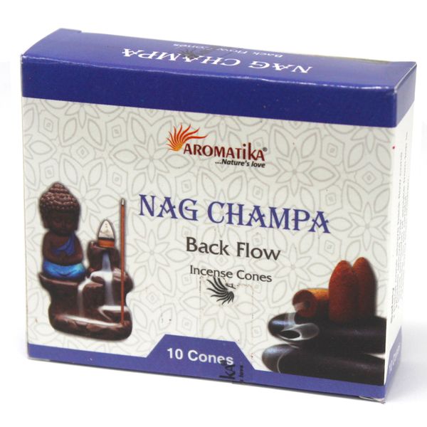 Kadzidełka Backflow 10 szt. - Nag Champa