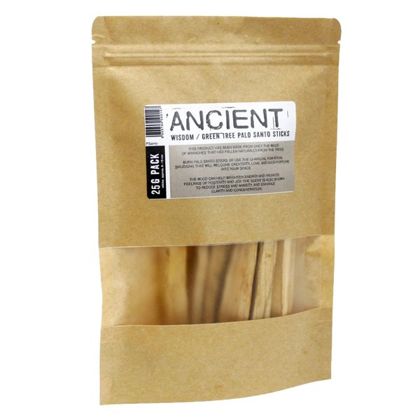 Zielone Palo Santo Kadzidło Drewno (3-4 kawałki) 25 g