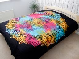 Bawełniana Narzuta / Ozdoba Ścienna - 230cm x 200cm - Hamsa