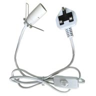 Biały Przewód do Lampy Selenitowej - UK