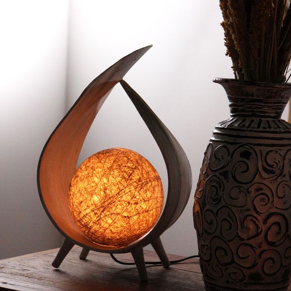 Naturalna Lampa Kokosowa - Naturalne Owinięcie