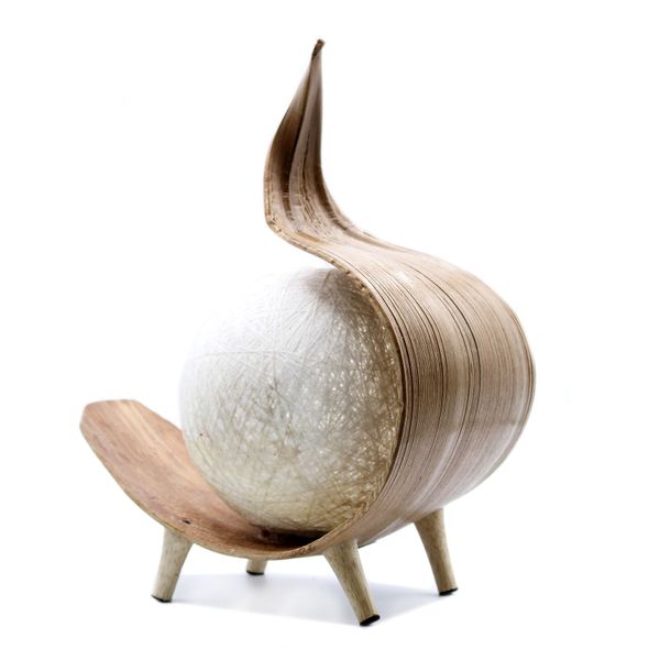 Naturalna Lampa Kokosowa - Czekoladowy Twist
