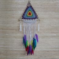 Łapacz Snów - Dreamcatcher - Kolorowa Piramida