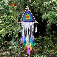 Łapacz Snów - Dreamcatcher - Kolorowa Piramida