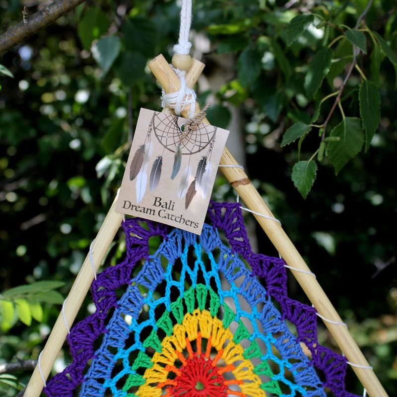 Łapacz Snów - Dreamcatcher - Kolorowa Piramida