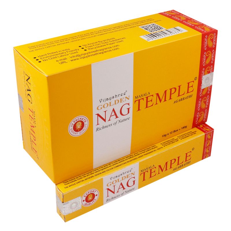 Kadzidełka Golden Nag 15 g -  Świątynia