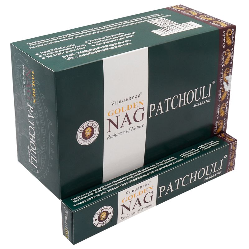Kadzidełka Golden Nag 15 g -  Paczuli