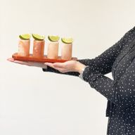 Zestaw 2 Kieliszków Solnych z podstawką