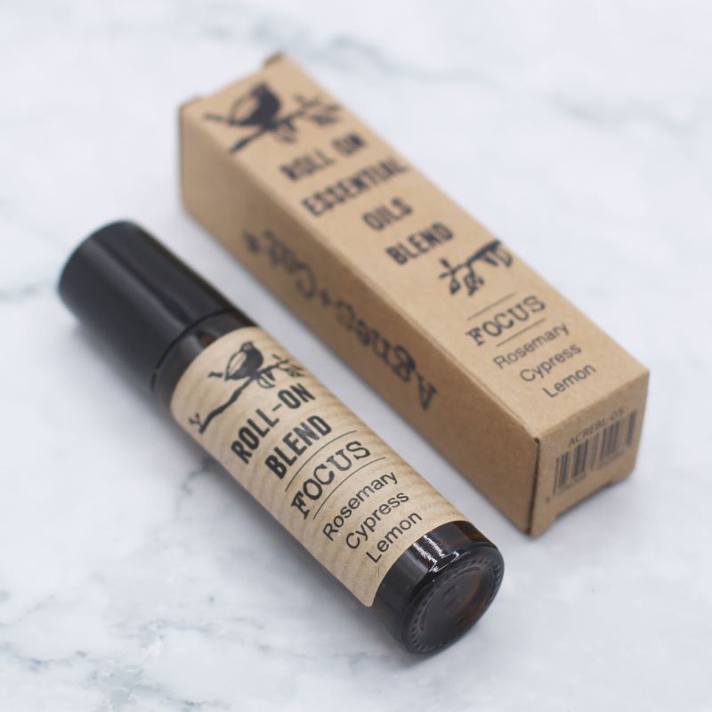 10 ml Roll On z Mieszanką Olejków Eterycznych - FOCUS