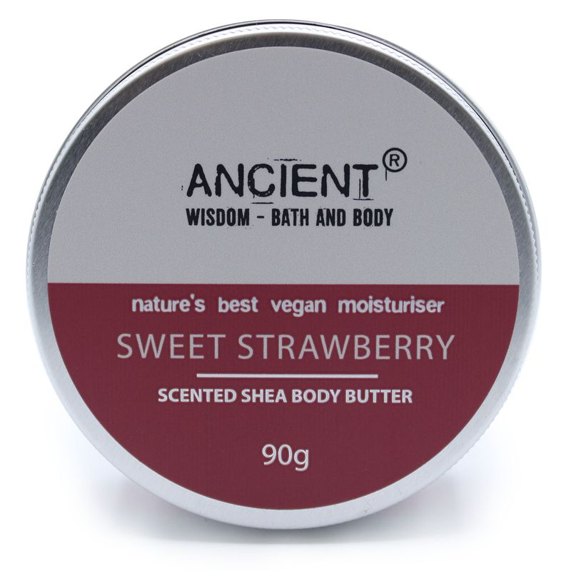 Pachnące Masło Shea 90 g - Słodka Truskawka