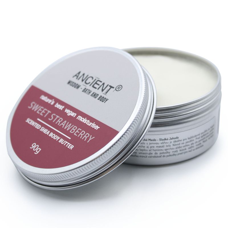 Pachnące Masło Shea 90 g - Słodka Truskawka