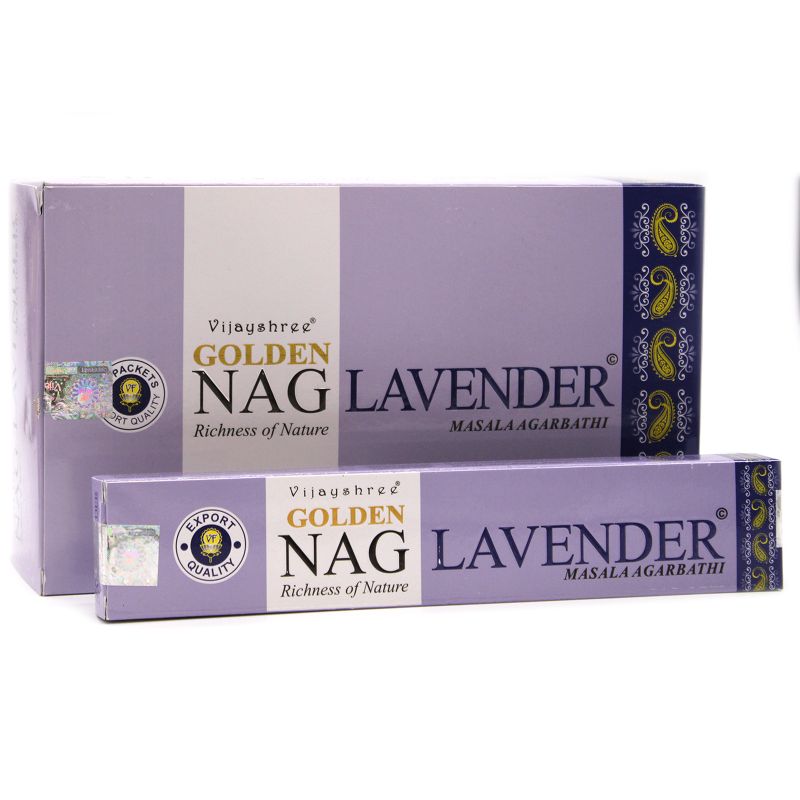 Kadzidełka Golden Nag 15 g - Lawenda