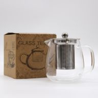 Szklany Dzbanek z Zaparzaczem - Nowoczesny - 550 ml