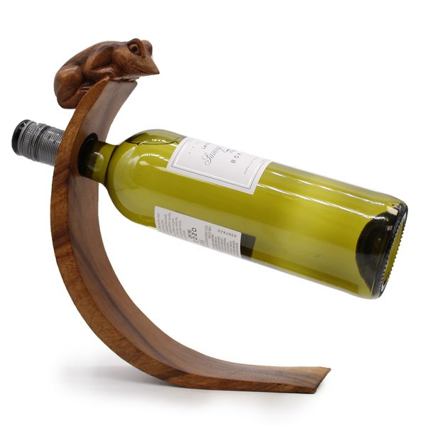 Balansujący Uchwyt na Wino - Żaba