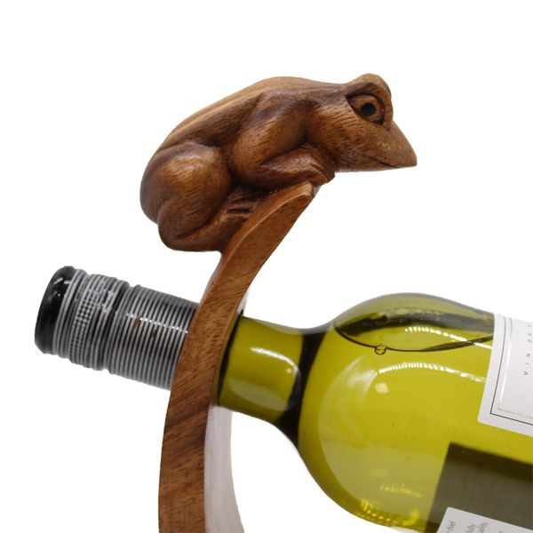 Balansujący Uchwyt na Wino - Żaba