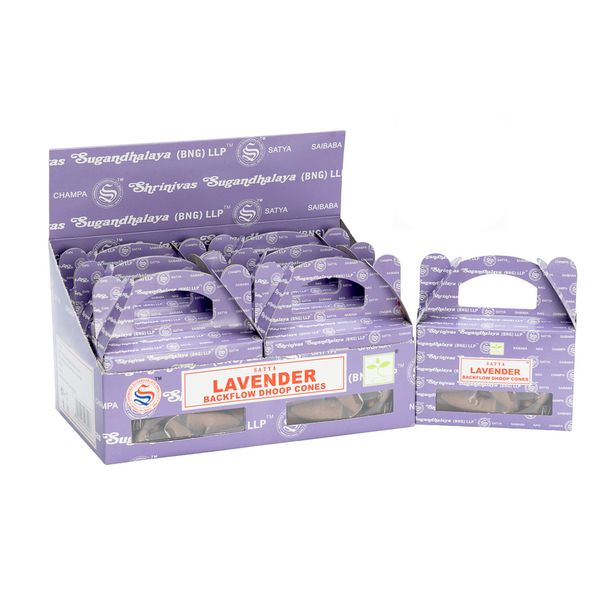 Kadzidełka Backflow Satya Lawenda Dhoop