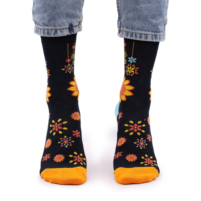 Skarpetki Bambusowe Hop Hare - Kwiaty Mandali (S/M)