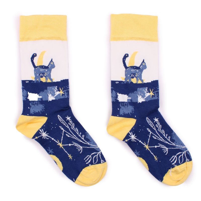 Skarpetki Bambusowe Hop Hare - Nocny Kot (S/M)