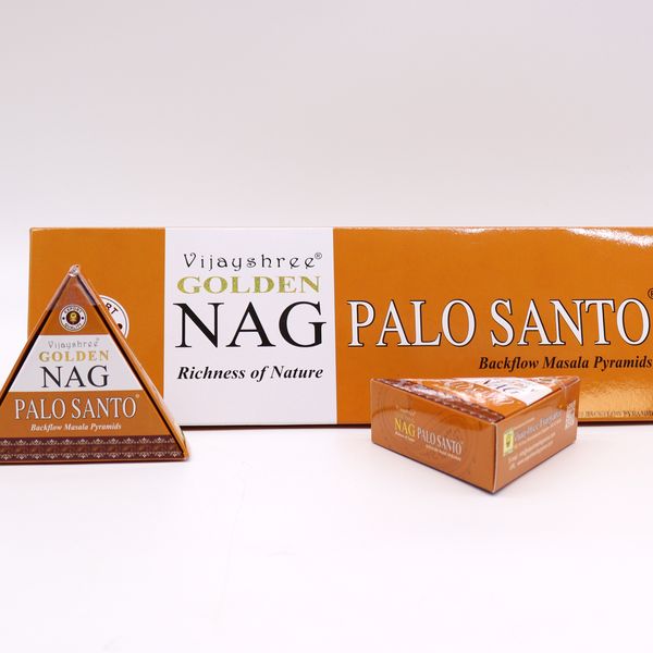 Kadzidełka Backflow Jumbo Golden Nag - Palo Santo