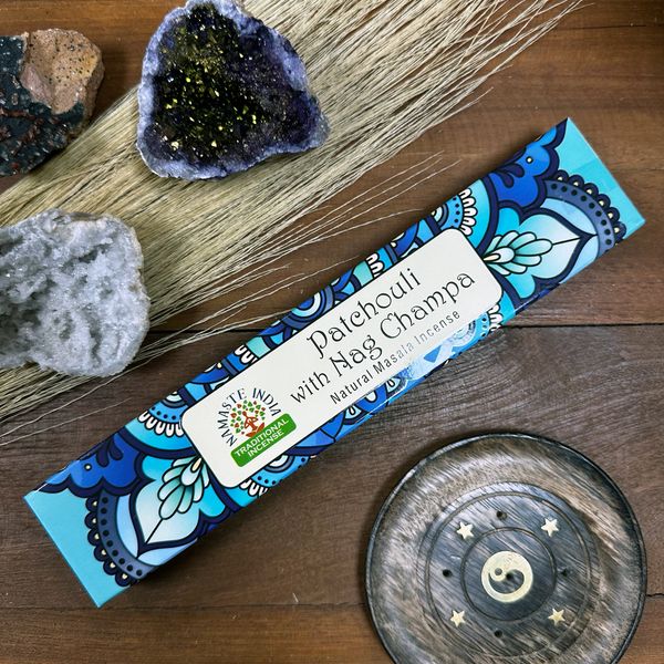 Kadzidełka Masala Namaste Mandala - Paczula i Nag Champa