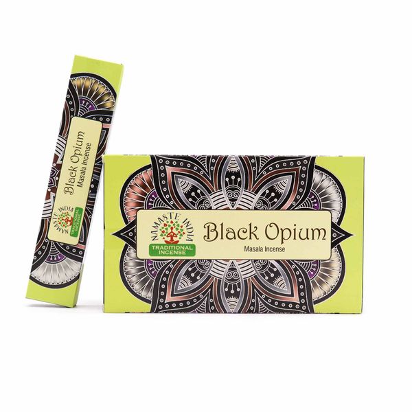 Kadzidełka Masala Namaste Mandala - Czarne Opium