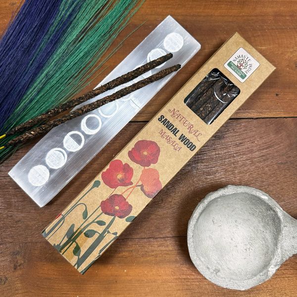 Naturalne Botaniczne Kadzidełka Masala - Drzewo Sandałowe