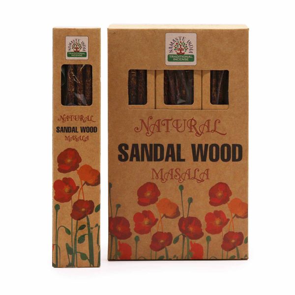 Naturalne Botaniczne Kadzidełka Masala - Drzewo Sandałowe