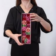 Długi Mydlany Flower Box - Vintage