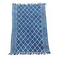 Narzuta Indygo - 170x120 cm - Heerak o Północy
