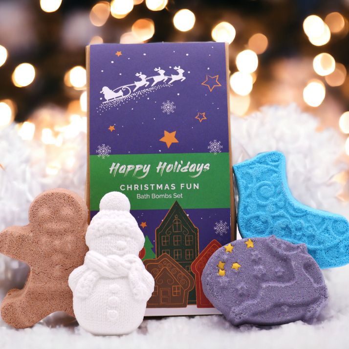 Zestaw Świątecznych Kul do Kąpieli - Christmas Fun