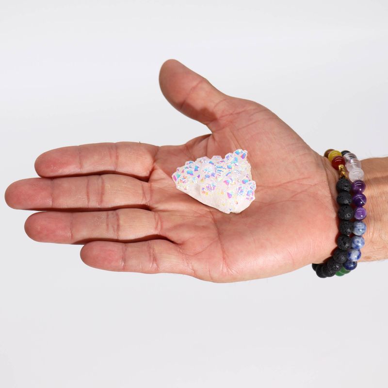 Mały Barwiony Kwarc - Aura Anielska (ok. 40-65 g, 3.5-5 cm)