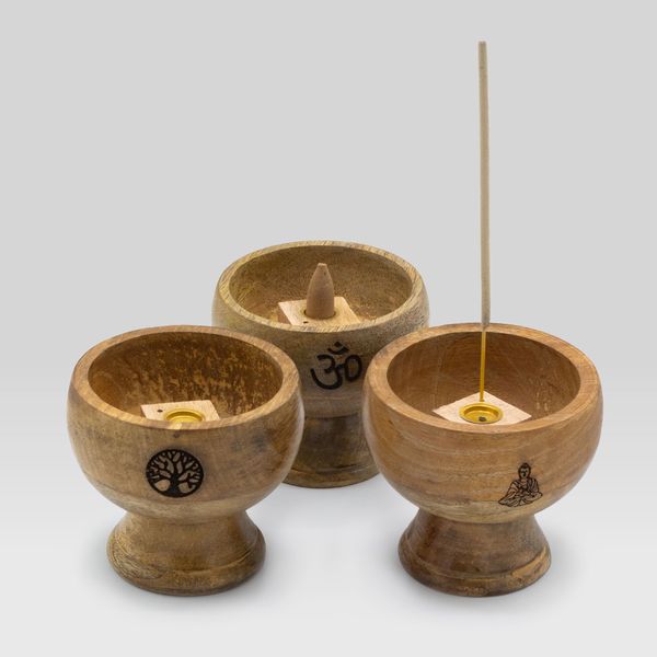 Podstawka pod Kadzidełka Duża Misa Rytualna 11x9 cm - Budda