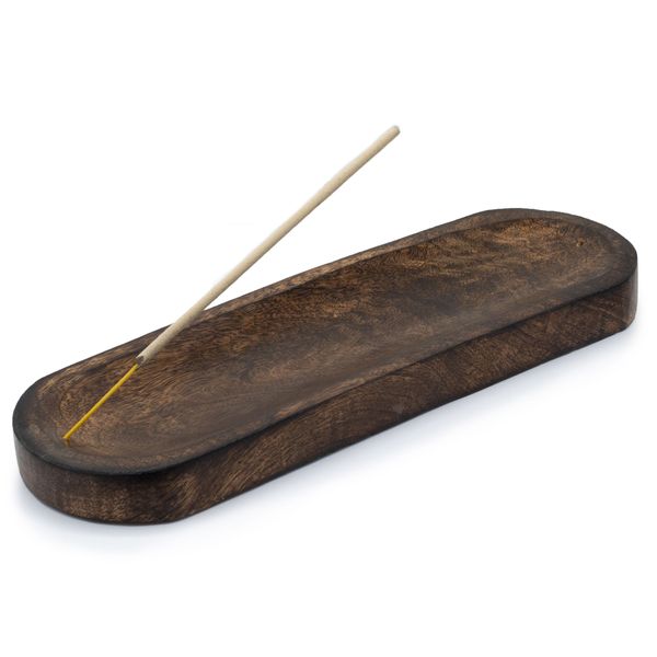 Duża Owalna Podstawka pod Kadzidełka 30x10 cm - Klasyczna