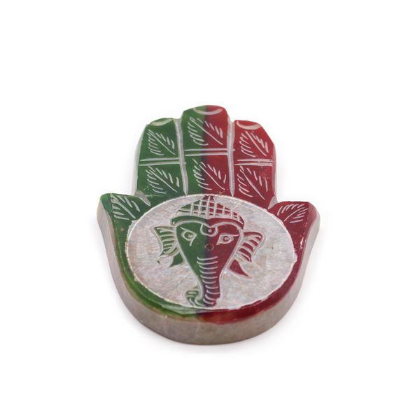 Podstawka pod Kadzidełka Hamsa ze Steatytu - Ganesha