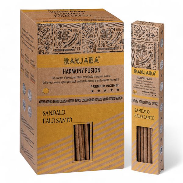 Kadzidełka Patyczkowe Banjara Palo Santo - Drzewo Sandałowe