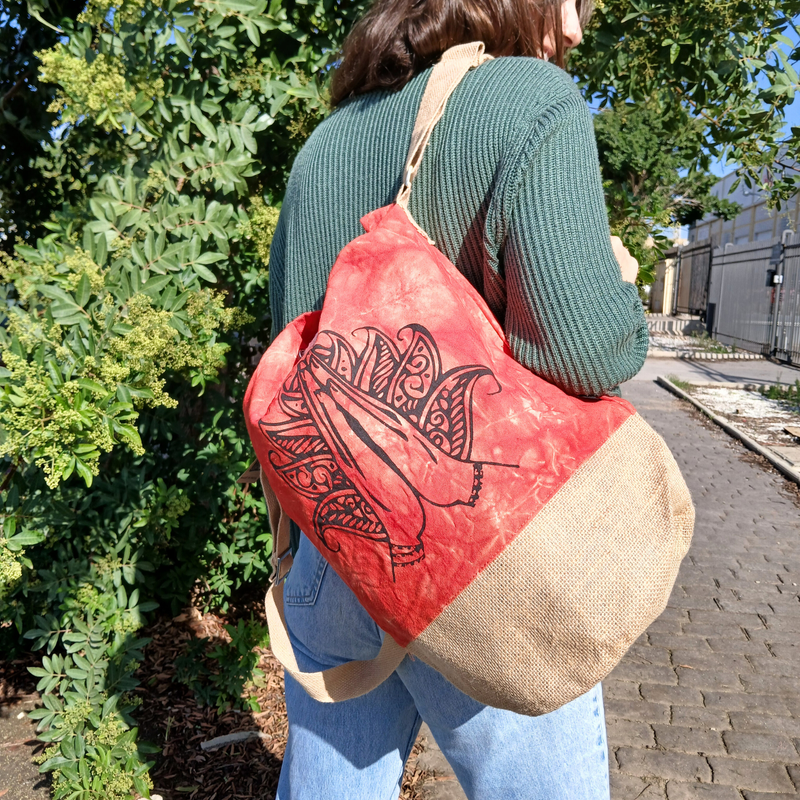 Naturalny Plecak - Orange Stonewash - Namaste