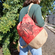 Naturalny Plecak - Orange Stonewash - Namaste