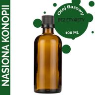 Olej Bazowy z Nasion Konopii 100 ml - BEZ ETYKIETY