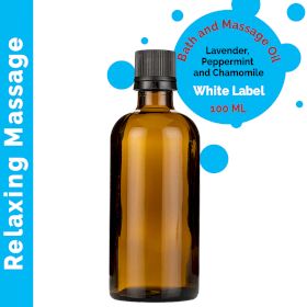 Olejek 100 ml do Masażu - Relaksujący - BEZ ETYKIETY