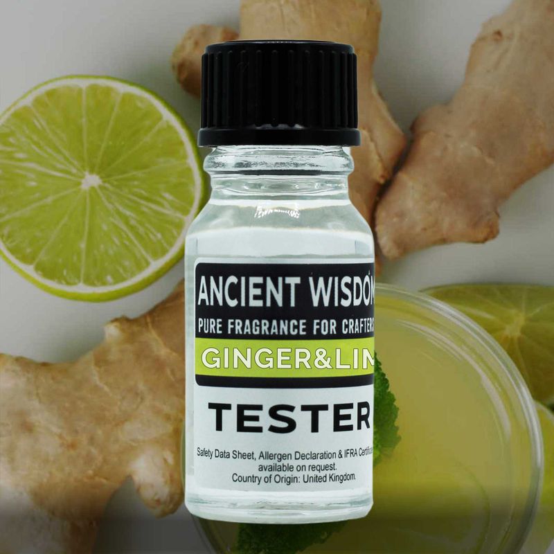 10 ml Tester Olejku Zapachowego - Imbir i Limonka