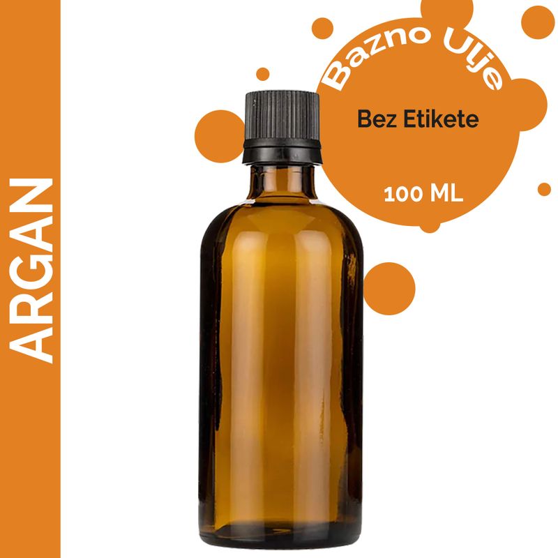 Olej Bazowy Arganowy 100 ml - BEZ ETYKIETY
