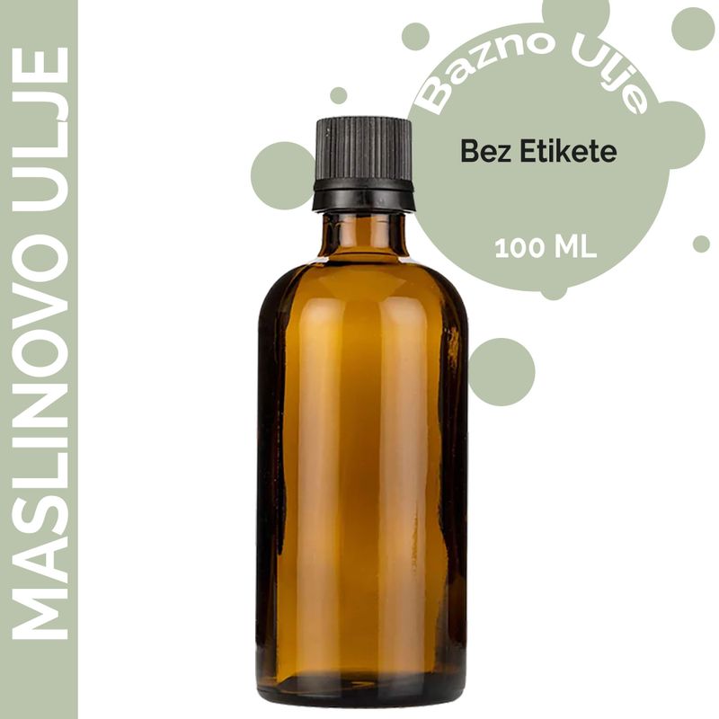Olej Bazowy z Oliwek 100 ml - BEZ ETYKIETY