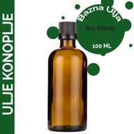 Olej Bazowy z Nasion Konopii 100 ml - BEZ ETYKIETY