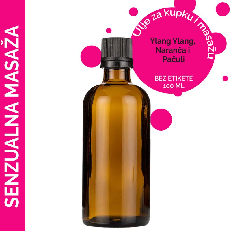 Olejek 100 ml do Masażu - Zmysłowy - BEZ ETYKIETY