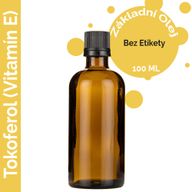 Olej Bazowy z Witaminą E (Tocopherol) 100 ml - BEZ ETYKIETY